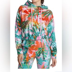 Juicy Couture Floral Cropped Hoodie